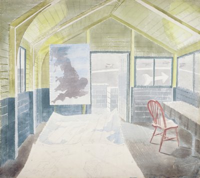 The Operations Room by Eric Ravilious